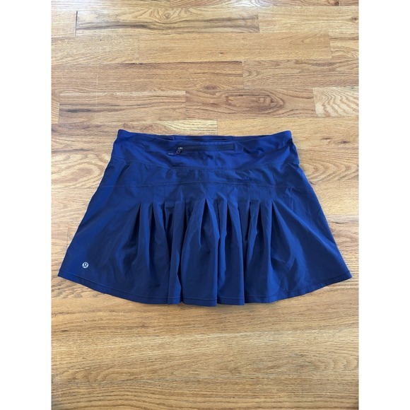 lululemon athletica Pants - Lululemon Circuit Breaker Skirt Skort Size 10 Blue 13" Tennis Pickleball Golf